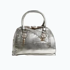 Silver Square Handbag